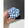 Tela de Microfibra Estampada Elegante de 6.6cm Flor Camelia Flor Pequeña Fragante Joyería Flor para Zapato Broche de Solapa Pinza para el Cabello Broche