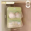 Bolsa de almacenamiento colgante para calcetines para armario de dormitorio, bolsa de red organizadora de ropa interior, bolsa de almacenamiento de pared para mesita de noche