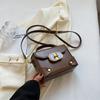 Bolso Bandolera Versátil Elegante Moderno Hombro Portátil Bolso Cuadrado Pequeño Sensación Bolso Pequeño 2022 Nuevo Estilo Bolso
