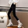 Leggings para niñas primavera y otoño 2024 nuevos pantalones de tiburón finos de otoño para niños grandes pantalones Barbie de primavera de estilo coreano para niños