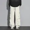 Pantalones softshell de asalto suaves a prueba de tres usos en color azul marino para hombre, pantalones de trabajo tipo paracaidista plisados estilo americano, pantalones para senderismo deportivo y escalada al aire libre