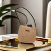 Bolso de Hombro Transfronterizo de Paja para Mujer Moda Coreana 2024 Nuevo Estilo ins Bolso Cruzado de Playa para Mujer Fábrica