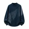 Otoño Invierno Nuevo Estilo Suéter de Punto Grueso Casual para Hombre, Suéter Base de Cuello Redondo, Moda Juvenil para Hombre