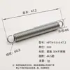 Resorte de Tensión Personalizado de Fábrica Acero Inoxidable de Precisión Fitness Médico 304 Correa Fuerte Gancho Doble Resorte de Tensión Pequeño