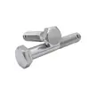 Parafuso Rosca Parcial Hexagonal Externo Aço Inoxidável 304/316 Corpo com Furo Furo de Segurança Haste Rosqueada