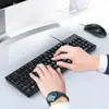 Teclado y Ratón T-Wolf Tf500 para Laptops de Oficina y Negocios, Teclado Tipo Distribución Supercomputadora
