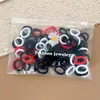 100 Piezas Gomas para el Cabello de Margarita Sencillas Empaquetadas en Bolsa Bandas de Goma de Nylon Coloridas Anillos de Toalla Accesorios de Cabello de Moda Cuerdas para el Cabello Lote