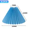 Lámpara de pared con pantalla plisada de tela Amazon transfronteriza, decoración para hotel, B&B, hogar, dormitorio, lámpara de mesa 100% de descuento, pantalla de lámpara