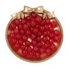 DIY feito à mão joias corrente para celular acessórios de miçangas série vermelha de Natal miçangas soltas acessórios para pulseira miçangas redondas atacado