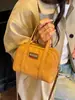 Bolsa Boston Nova Estilo 2026 Transfronteiriça para Mulheres, Bolsa de Pano para Bowling Moda Simples Retrô, Bolsa de Ombro Único Transversal