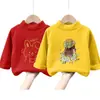 Camiseta Térmica Base para Niña, Nueva Camiseta de Manga Larga para Niños de Otoño e Invierno, Elegante Ropa Interior Térmica para Bebé con Cuello Medio Alto