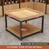 Gôndola ponta de gôndola balcão expositor vitrine prateleiras multicamadas supermercado loja de conveniência lanches frutas quadrado