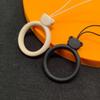 Cordão com Anel de Silicone Desenho de Urso Chaveiro de Celular Líquido Acessório Capa de Fone de Ouvido Pulseira Pingente para Pen Drive