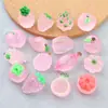 Pequenos Enfeites Resina Estéreo Acessórios Saco Surpresa Boneca Luminosa Casa de Bonecas Frutas Enfeites Paisagem Miniatura Acessórios para Joias DIY
