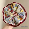 Goma para el pelo con estampado de leopardo marrón para otoño e invierno para mujer, scrunchie elegante y sofisticado para peinados de moño