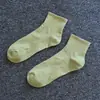 Calcetines Cortos para Hombre para Primavera y Verano, Calcetines Cortos de Color Sólido Deportivos para Todas las Estaciones, Calcetines Versátiles para Hombre, Transpirables, Blancos de Moda, Absorbentes de Sudor