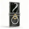 Funda para Samsung Zflip8 con Anillo Anti-Caídas Zflip8 Protección de Bisagra con Soporte Magnético en las Cuatro Esquinas