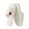 Chinelos de Algodão Outono Inverno Femininos para Casa Atacado Interno Casal Casa Plush Quente Antiderrapante Homem Mulher