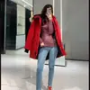 Jaqueta de Penas Tuxedo Rosclair05 Feminina Estilo Ganso Grande Parka de Inverno Canadense com Botões Grandes