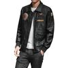 Primavera e Outono de 2019 Novo Jaqueta de Couro PU Bordada com Lapela para Homens Roupas de Moto Moda Casual Masculina AliExpress