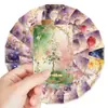 Juego de 36 Tarjetas de Citas Románticas Doradas, Materiales para Journaling Estilo Ins, Decoración de Pared, Postales de Bendición