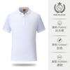 Polo de algodón mercerizado de alta gama, camiseta de trabajo de color sólido con logotipo impreso personalizado, camiseta de manga corta, camisa cultural de verano con palabra bordada