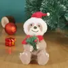 Decoración navideña transfronteriza decoración de fieltro de lana lindo muñeco de nieve mini decoración para colgar en el árbol muñeco de Papá Noel venta al por mayor