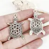 Venta caliente transfronteriza plata antigua criatura marina tortuga caracola estrella de mar aleación accesorios diy pulsera collar colgante de joyería
