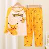 Pijamas para niños del sudeste asiático Conjuntos de ropa para niños Primavera y otoño Pantalones de manga larga Pijamas para bebés niños y niñas Conjuntos de ropa para el hogar