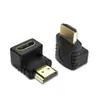 Adaptador HDMI HD Head HDMI Macho a Hembra en Ángulo de 90 Grados para TV Montada en Pared