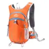 Mochila Leve para Caminhada Turquesa e Laranja Estilo Casal Sensação Refrescante de Verão Viagem ao Ar Livre Ciclismo Armazenamento Mochila Pequena