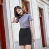 Azul Manga Corta Taller de Fábrica Ropa de Fábrica Estudio de Fotografía de Ropa Camisa Profesional para Hombres y Mujeres Camisa de Color Sólido Uniforme
