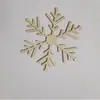 Nuevas y creativas manualidades de copo de nieve de madera para Navidad, accesorios para escenas, manualidades decorativas, adornos, una variedad