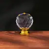 Tiradores de cajón de cristal estilo europeo, herrajes para el hogar, accesorios para gabinetes y cajones con un acabado colorido y texturizado
