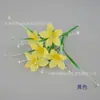 Flores de Orquídea Artificiales para Decoración del Hogar, Arreglo de Mesa, Arreglo Floral Estilo Campestre, Flores Falsas, Ramo de Orquídeas para Planta Acuática