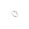 Anillo Irregular Geométrico para Mujer, Moda Estilo Coreano Anillo Abierto Ola Commuter, Anillo para Dedo Índice con Diseño de Nicho Ins