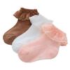 Calcetines de verano para niñas estilo occidental calcetines de encaje para niños calcetines de princesa para bebé calcetines blancos para niña pequeña para bailar