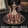 Nuevo Estilo Europeo Creativo Aleación de Zinc Copas de Vino Set de Accesorios para Vino Artesanías Metálicas Regalos Adorno de Decoración para Gabinete de Vino en Casa