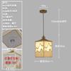 Novo Lustre de Ferro Estilo Chinês Retrô Zen com Spot para Sala de Chá Restaurante Porta Cartões Restaurante de Hot Pot Lâmpadas Especiais para Jantar