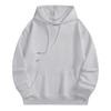 Coletes de sarja com logo estampado personalizado para grupos, outono e inverno, moletons folgados, macacões de puxar personalizados