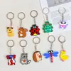 Estilo Lindo Llavero de Goma Suave Animal Colgante Pequeño Dibujo Animado Colgante para Bolso Regalo de Negocios Yiwu Pequeños Artículos al por Mayor