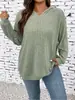 Sudadera Holgada de Moda con Cuello en V y Mangas Largas Xiyin Nueva Transfronteriza Europea y Americana 2024 Amazon Aliexpress Lazada