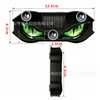 Luz LED Solar Inalámbrica Ojo de Diablo Triangular Decorativa para Ventana de Coche, Atmósfera Interior, Sin Cableado