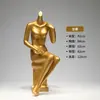 Tienda de Ropa Interior Golden Intimates Maniquí Maniquíes Soportes de Exhibición Sujetador Push-Up para Mujer Maniquí de Pecho de Media Longitud Maniquí de Cadera para Hombre