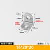 Escuadra de Ángulo de Acero Inoxidable Engrosado, Soporte de Estante, Conector de Estante, Escuadra de Ángulo Recto en Forma de L, Accesorio para Conexión de Muebles de 90 Grados