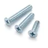 Tornillos de Acero al Carbono Galvanizado Cabeza Avellanada Cruz M3M4M5M6M8 Tornillos para Máquina Cabeza Plana GB819-85 Estándar Nacional Grado 8.8