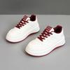 [Personalizado] Sha17 Nuevos Zapatos Blancos Transpirables Otoño 2024 Suela Gruesa Coreanos Resistentes para Aumentar Altura Casuales Resistentes al Desgaste Tenis