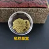 Pegatinas de Teléfono Doradas Oro Puro 999 Pegatinas de Teléfono Signos del Zodiaco Caballo Perro Mono Oveja Rata Regalos para Transmisiones en Vivo