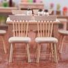 12casa de muñecas/3 Casa de muñecas mini muebles miniatura modelo silla de madera escena decoración accesorios de fotografía