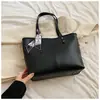 Bolso Bandolera Tote Casual para Viajero 2024 Nuevo Color Sólido Retro Bolso de Hombro Gran Capacidad Estilo Coreano Ins Bolso de Axila